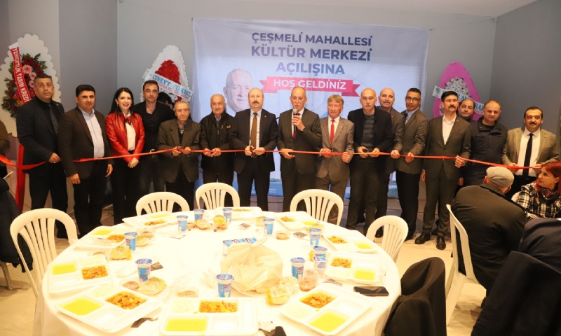 Çeşmeli Kültür Merkezi Düzenlenen İftar Programıyla Hizmete Açıldı