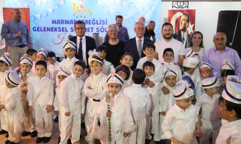 MARMARAEREĞLİSİ’NDE SÜNNET ŞÖLENİ DÜZENLENDİ