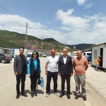 BAŞKAN HİKMET ATA’DAN DEPREM BÖLGESİNE ZİYARET
