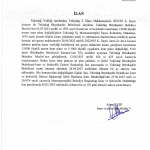 SULTANKÖY MAHALLESİ 1676 PARSELE YÖNELİK MAHKEME KARARI UYARINCA YAPILAN NAZIM VE UYGULAMA İMAR PLANI DEĞİŞİKLİĞİ DUYURUSU