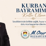 MARMARAEREĞLİSİ BELEDİYE BAŞKANI MUSTAFA ONUR BOZKURTER’DEN KURBAN BAYRAMI MESAJI